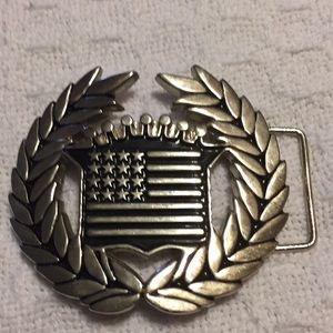 Famous Star & Strap Belt Buckle #8387